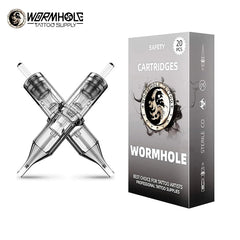 Wormhole Tattoo Cartridge Needles 20PCS RS RL M1 RM Pattern Disposable Sterile Safe Tattoo Needles for Cartridge Machine Handles