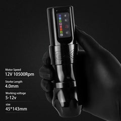 XNET EXO Wireless Tattoo Machine Kit with Extra 2100mAh Power Supply 40 Mixed Tattoo Cartridges for Tattoo Artists