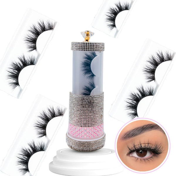 Glamour Mink Eyelash Extensions | Affordable Eyelashes | Natural Minks | Cosmetics| Beauty | Natural Extensions | Makeup | Wholesale | Bling