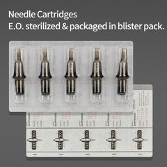 10pcs 0.35MM Tattoo Needles Disposable Sterilized Safety Magnum Needle Cartridge Tattoo Needle - Bellelooks