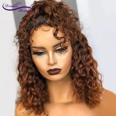 13*6 Curly Lace Front Human Hair Wigs with Baby Hair - Bellelooks