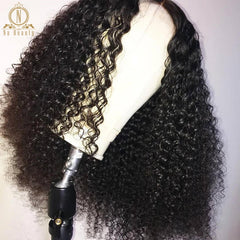 Afro Kinky Curly Lace Front Wigs 13x6 Lace Front Human Hair Wig - Bellelooks