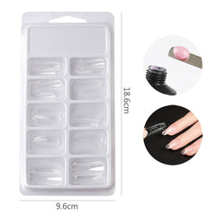 Acrylic Kit Nail Extension Gel Polish Set Pink White Crystal UV LED - Bellelooks