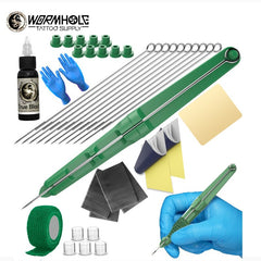 3D Hand Poke and Stick Tattoo Kit DIY Tattoo Ink Needles Set for Body Art Hand Poke Stick Tattoo Beginners Practice Tattoo Kit