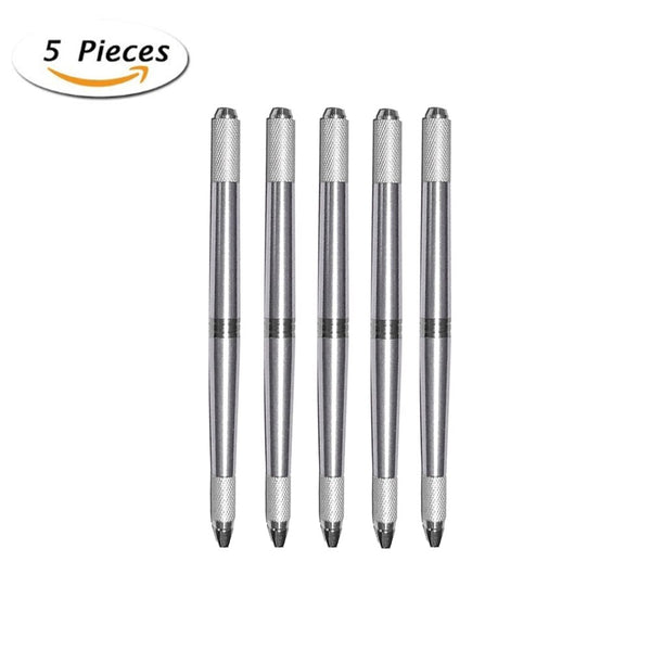 5 Pcs Professional Tebori Microblading Pen For Permanent Makeup - Bellelooks