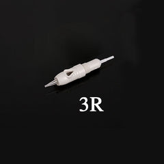 50pcs Sterilized Tattoo Cartridge Needles 1P 1RL 8mm Screw For Charmant - Bellelooks