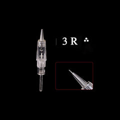 50pcs Sterilized Tattoo Cartridge Needles 1P 1RL 8mm Screw For Charmant - Bellelooks