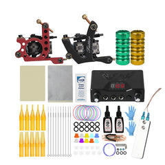 Classic Complete Tattoo Kit Coil Tattoo Machine Set - Bellelooks