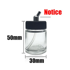 Air Brush Accessoreis Glass Bottle Jar - Bellelooks