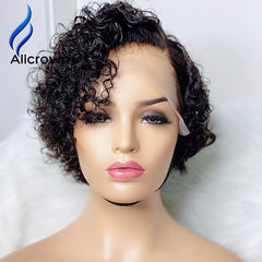 Alicrown Pixie Cut Wigs Short Bob 13*4 Lace Front Human Hair Wigs - Bellelooks