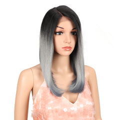 BELLA Synthetic Lace Front Wig 14 inch Short Hair Wig - Bellelooks