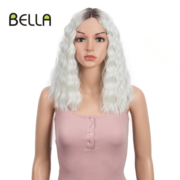 BELLA Wig Short Synthetic Lace front Wig 14" - Bellelooks