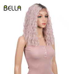 BELLA Wig Short Synthetic Lace front Wig 14" - Bellelooks