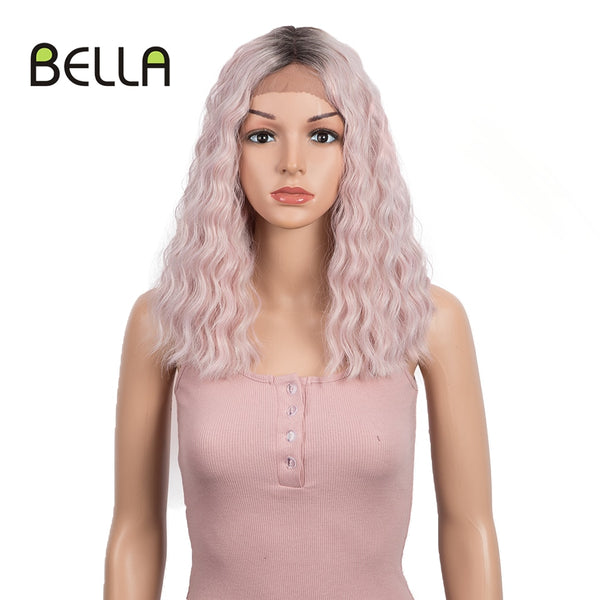 BELLA Wig Short Synthetic Lace front Wig 14" - Bellelooks