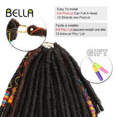 Bella Crochet Hair Dreadlocks Faux Locs Braiding Hair Extensions - Bellelooks