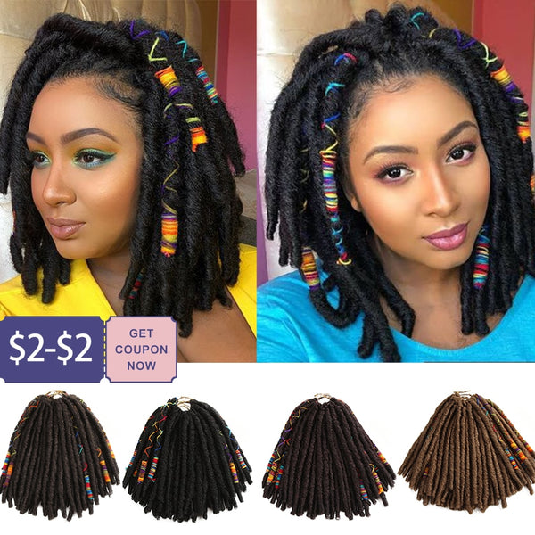 Bella Crochet Hair Dreadlocks Faux Locs Braiding Hair Extensions - Bellelooks