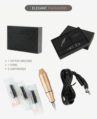 Tattoo Rotary Pen Powerful Permanent Machine Quiet Motor - Bellelooks