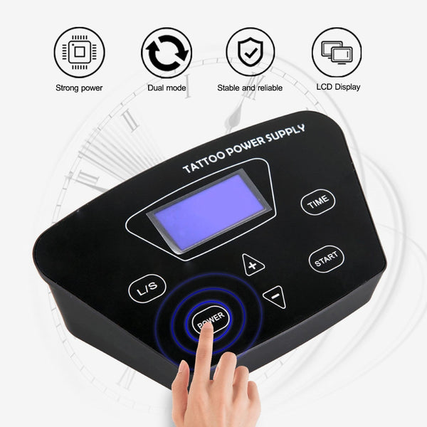 Professional P300 Tattoo Power Supply  Digital LCD Display - Bellelooks