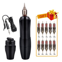 Rotary Tattoo Pen Two head 3.5 liner and 3.0 shader Quite Motor Tattoo Supplies - Bellelooks