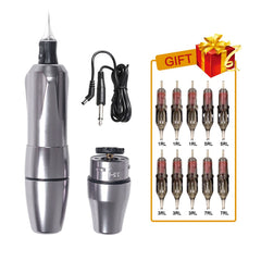 Rotary Tattoo Pen Two head 3.5 liner and 3.0 shader Quite Motor Tattoo Supplies - Bellelooks