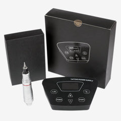 Tattoo Power Supply Set Rotary Tattoo Machine Cartridges Needles Professional Power - Bellelooks