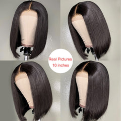 Bob Wig Human Hair 13x4 4x4 Lace Front Closure Human Hair Short Bob Wigs - Bellelooks