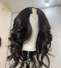 Body Wave Human Hair U Part Wigs - Bellelooks