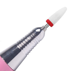 Ceramic Nail Drill Bits for Electric Nail Drill Tools kit 3/32 Shank Machine Calluses Remove Accessory of Manicure Pedicure - Bellelooks