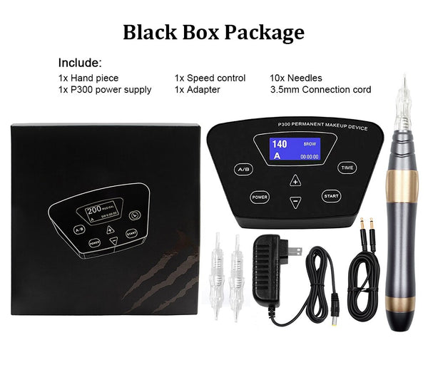 Digital Semi Permanent Makeup Machine Set Professional Rotary Pen PMU Kit - Bellelooks