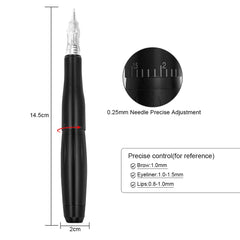 Digital permanent makeup pen machine Eyebrow Tattoo Pen With Needles PMU machine for permanent makeup kit Microblading Supplies - Bellelooks