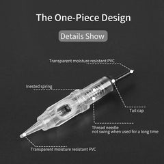 Disposable Eyebrow Tattoo Needles 1R 3R 5R 5F 7F Sterilized Microblading Permanent Makeup Cartridge Needles - Bellelooks