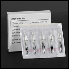 Disposable Eyebrow Tattoo Needles 1R 3R 5R 5F 7F Sterilized Microblading Permanent Makeup Cartridge Needles - Bellelooks