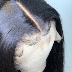 Fake Scalp Wig 13x6 Lace Front Human Hair Wigs For Women Bob Transparent HD Lace Wig Bleached Knots Invisible Lace Nabeauty 150% - Bellelooks