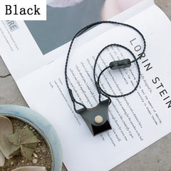 Fashion Portable Leather Sunglasses Holder Neck  Chains Women Men Adjustable Travel Spectacles Lanyards  L3 - Bellelooks