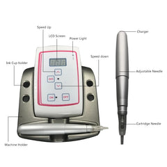 Micropigmentation Device For Micropigmented  Permanent Makeup Eyebrow Tattoo Machine With Digital Control Panel