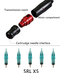 Kit complet de tatouage, mitrailleuse, ensemble d'encre noire, alimentation électrique, poignée antidérapante, ensemble d'outils d'art corporel, ensemble spécial maître 