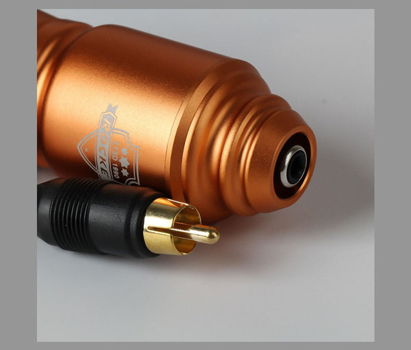 Professional Short Rocket Tattoo Pen Japan Motor RCA Connector Cartridge Rotary Tattoo Machine - Bellelooks