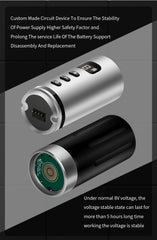 Wireless Rotary Tattoo Pen 1800mAh 3 Lithium Battery Rechargeable Tattoo Machine - Bellelooks