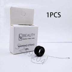 Inked-Mapping String for Eyebrow Measuring Microshading Thread Pre-inked Microblading String for Brow Tattoo Positioning Marker - Bellelooks