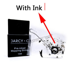 Inked-Mapping String for Eyebrow Measuring Microshading Thread Pre-inked Microblading String for Brow Tattoo Positioning Marker - Bellelooks