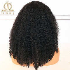 Kinky Curly Short Bob Wigs 13x6 Lace Front Human Hair Wig Pre Plucked For Black Women Brazilian Remy Hair Na Beauty 180 Density - Bellelooks