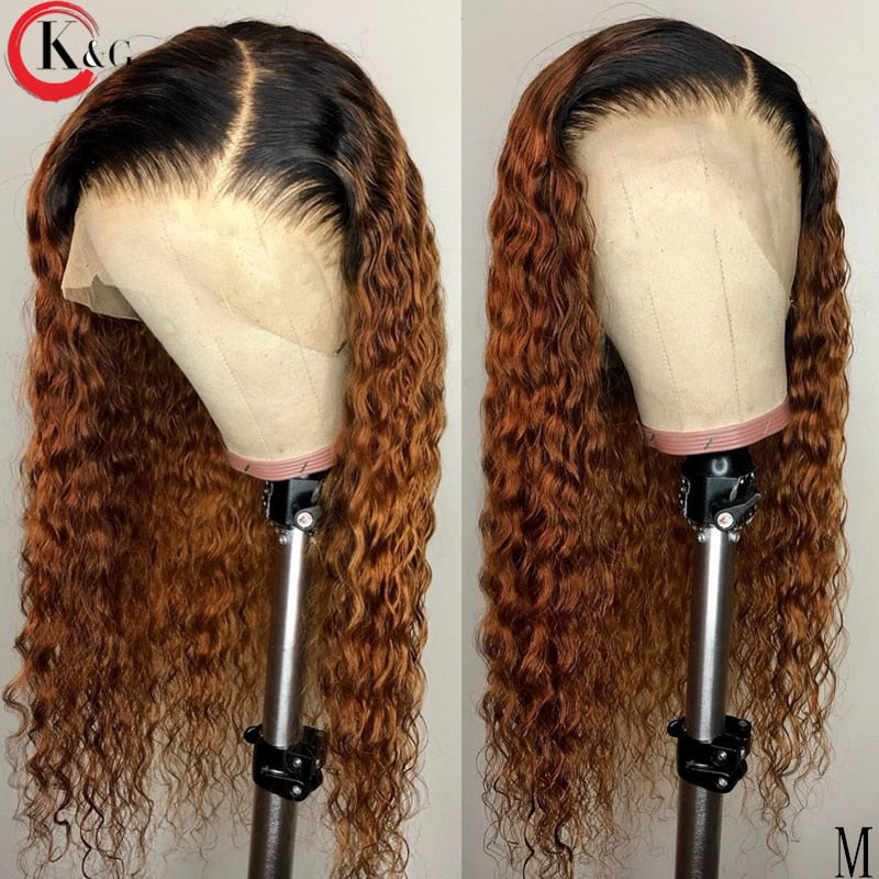 KungGang 13*4 Lace Front Human Hair 8”-24" Wigs With Baby Hair  Brazilian Non-Remy Middle Ratio  Lace Wigs - Bellelooks