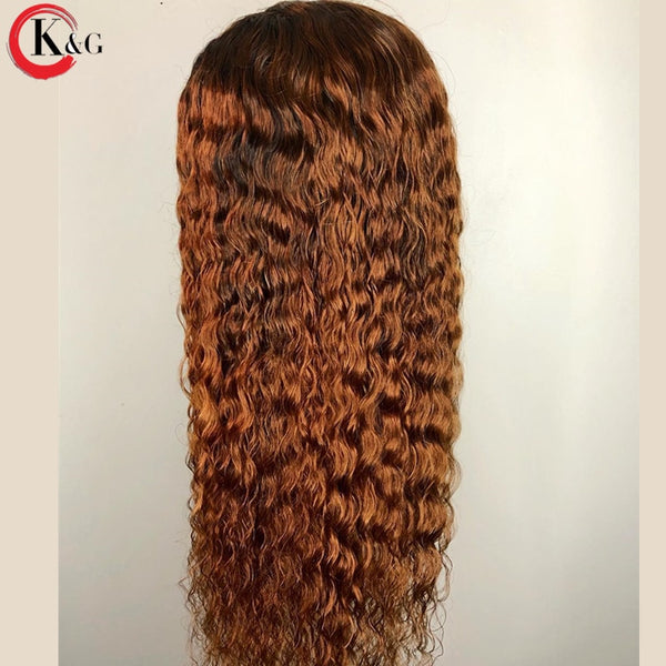 KungGang 13*4 Lace Front Human Hair 8”-24" Wigs With Baby Hair  Brazilian Non-Remy Middle Ratio  Lace Wigs - Bellelooks