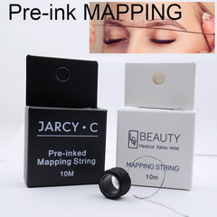 Mapping pre-ink string for Microblading eyebow Make Up Dyeing Liners Thread Semi Permanent Positioning Eyebrow Measuring Tool - Bellelooks