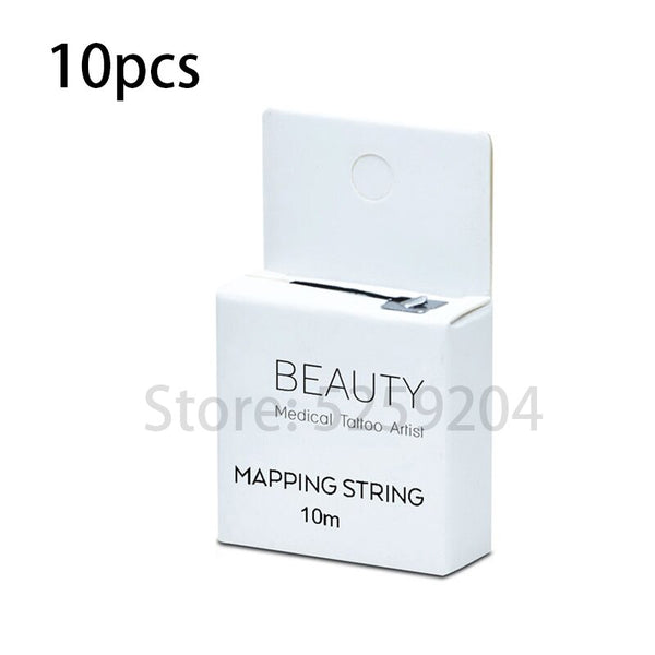 Mapping pre-ink string for Microblading eyebow Make Up Dyeing Liners Thread Semi Permanent Positioning Eyebrow Measuring Tool - Bellelooks