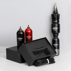 Mini Rocket Tattoo Machine Set Japan Motor Wireless Tattoo Power Supply RCA Interface - Bellelooks