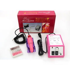 Nail Drill Machine Kit Professional Electric Nail File Drill Remove Polish Acrylic Nail Gel Nail Art polisher Set - Bellelooks