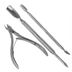 Nail Tools Exfoliating Tool Set Dead Skin Cut Dead Leather Fork Push Cuticle Nipper With Cuticle Pusher Durable Manicure Tool - Bellelooks