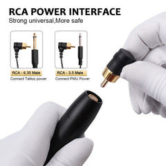 New Double head Rotary Pen Permanent Makeup Eyebrow Tattoo Machine Set for Microblading Eyebrow Eyeliner tattoo liner&shader - Bellelooks