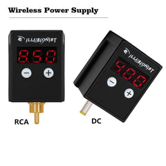 New Wireless Tattoo Power Supply Rechangeable Tattoo Battery Power DC/RCA Connector - Bellelooks